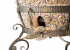 Тандыр «Золотое Руно» с откидной крышкой и с 2 столиками, цвет: Золотой с узором
