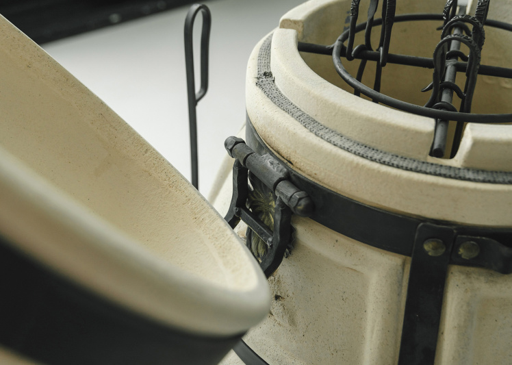 Тандыр Александр с термометром на колёсах Комплект Гурман