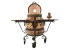 Тандыр «Шульган-Таш» с откидной крышкой и 2 столиками, цвет: Узор